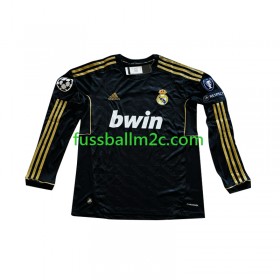 Fußballtrikots Real Madrid Cristiano Ronaldo 7 Auswärts Trikotsatz 2011-2012 Langarm